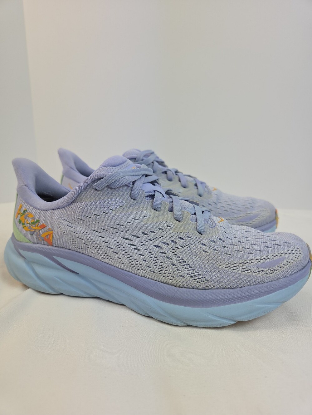 Hoka One One Bondi 8 Women'sSize 9.5B Light Lavender Athletic Running Shoes
